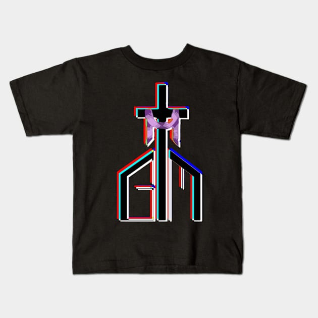 GMFM Neon Logo Kids T-Shirt by GMFMStore